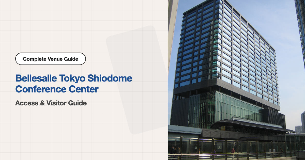 Exterior of Bellesalle Tokyo Shiodome Conference Center