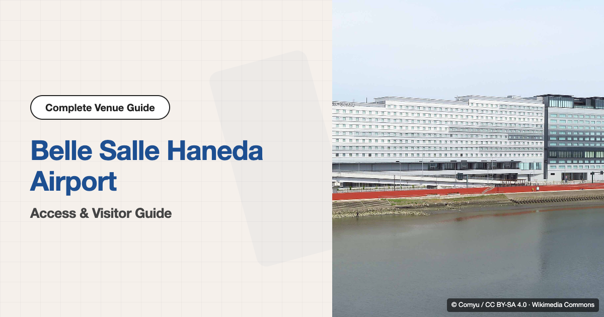 Belle Salle Haneda Airport | Airport-Connected Event Hall Access Guide