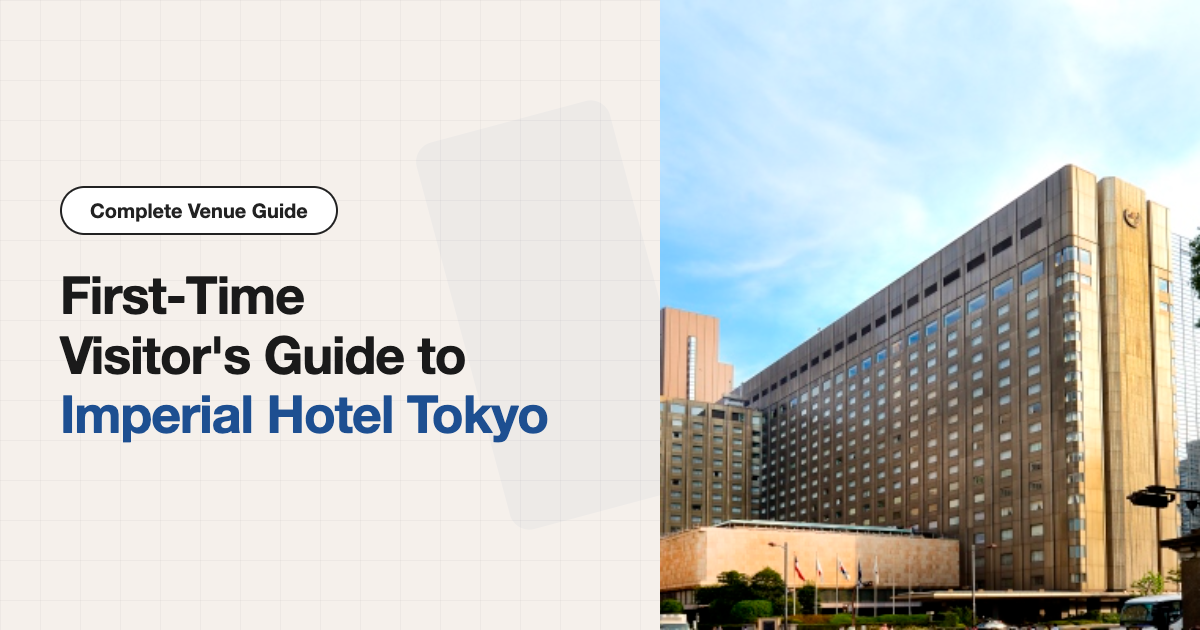 Attending an Event at Imperial Hotel Tokyo | Access & Stay Guide