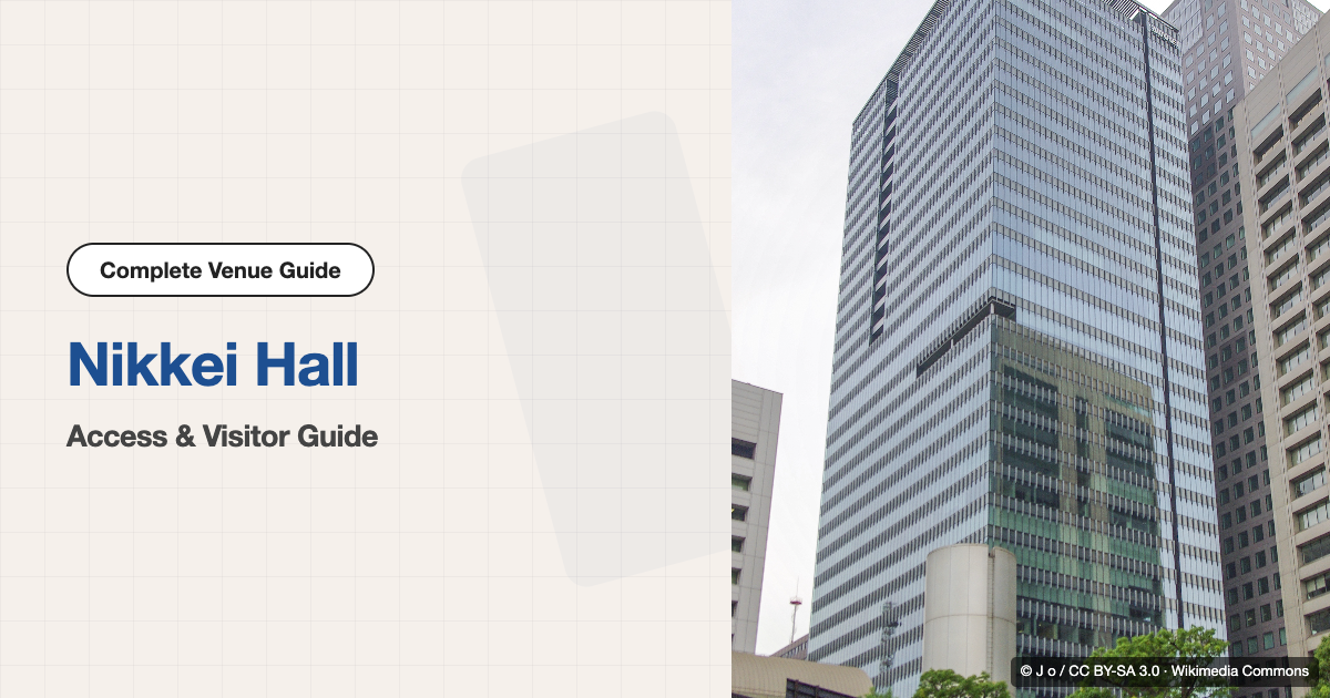 Nikkei Hall Access & Visitor Guide