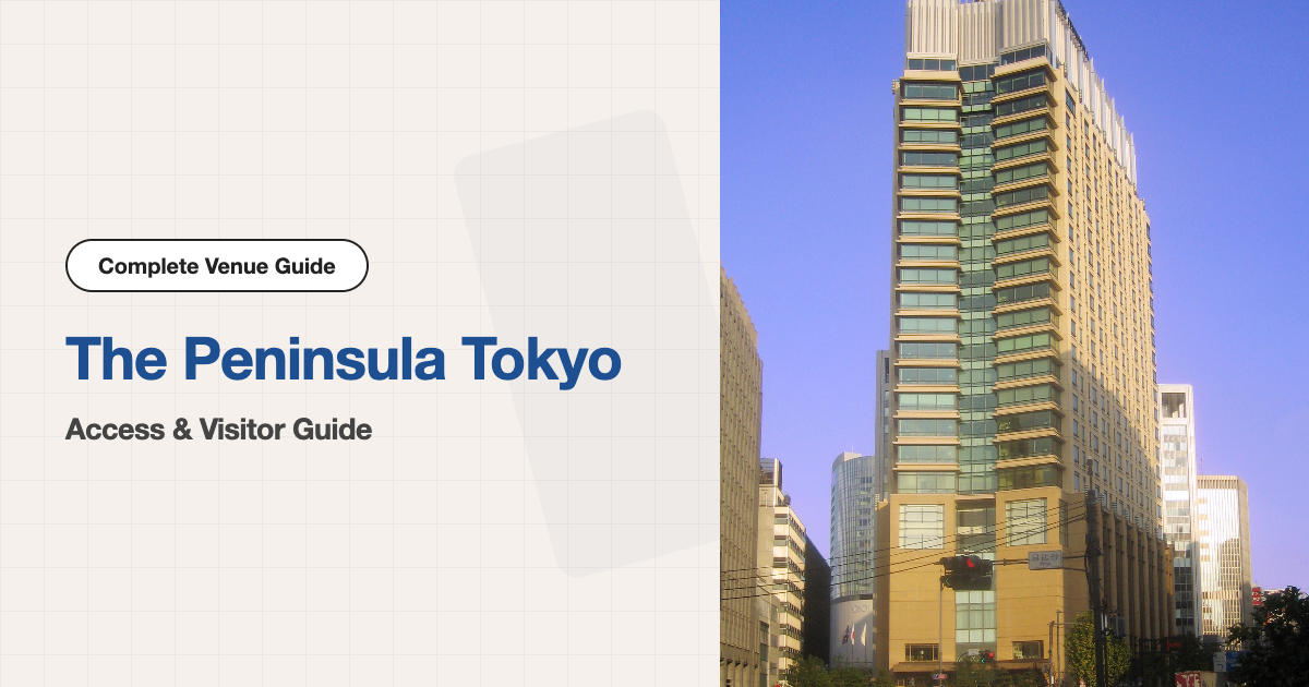 Exterior of The Peninsula Tokyo