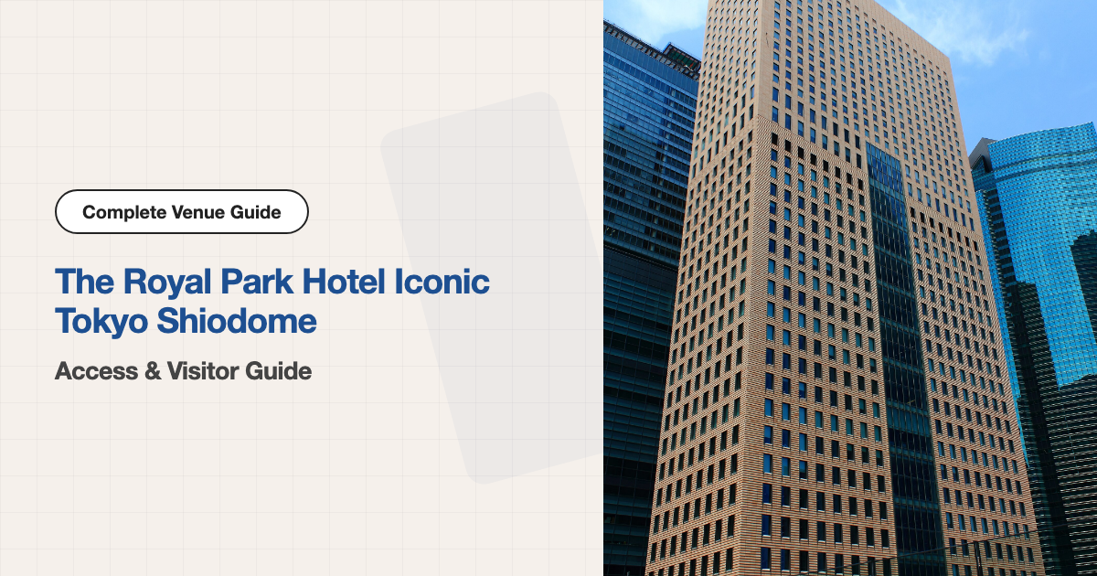 Exterior of The Royal Park Hotel Iconic Tokyo Shiodome