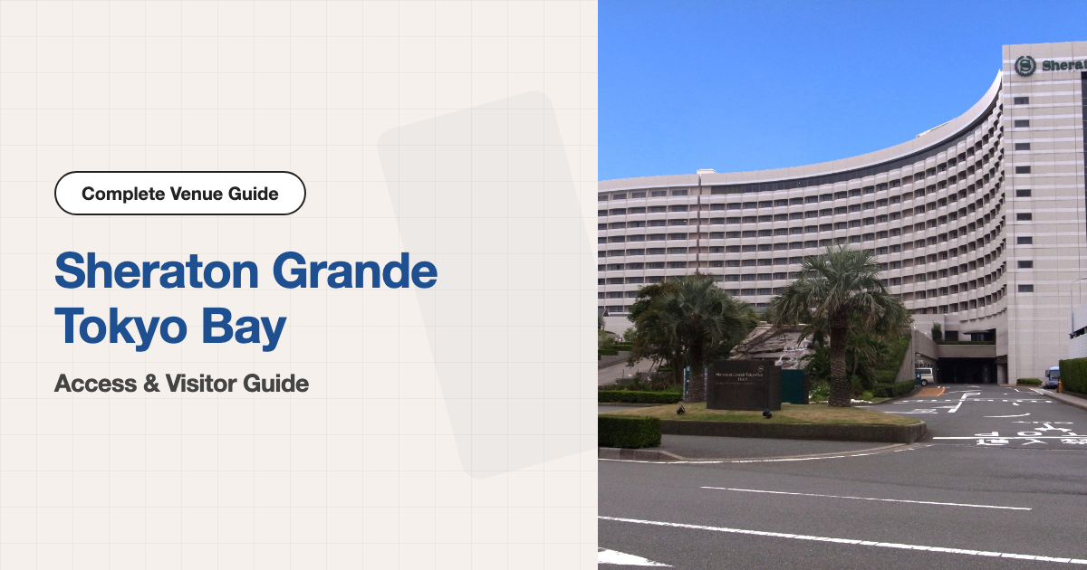 Exterior of Sheraton Grande Tokyo Bay Hotel
