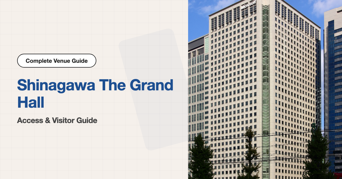 Exterior of Shinagawa The Grand Hall
