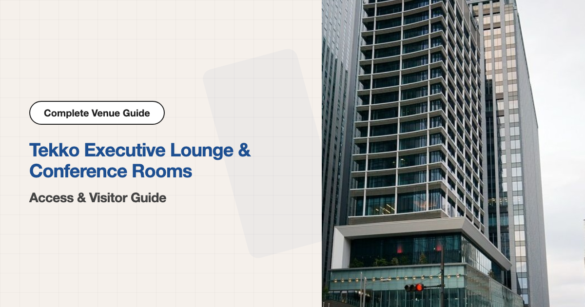 Exterior of Tekko Executive Lounge & Conference Rooms