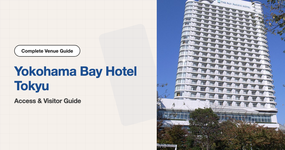 Exterior of The Yokohama Bay Hotel Tokyu