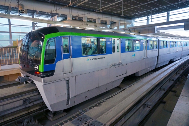 東京モノレールの車両の画像